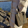 Sigtuna vegan bag with metal chain - Image 2